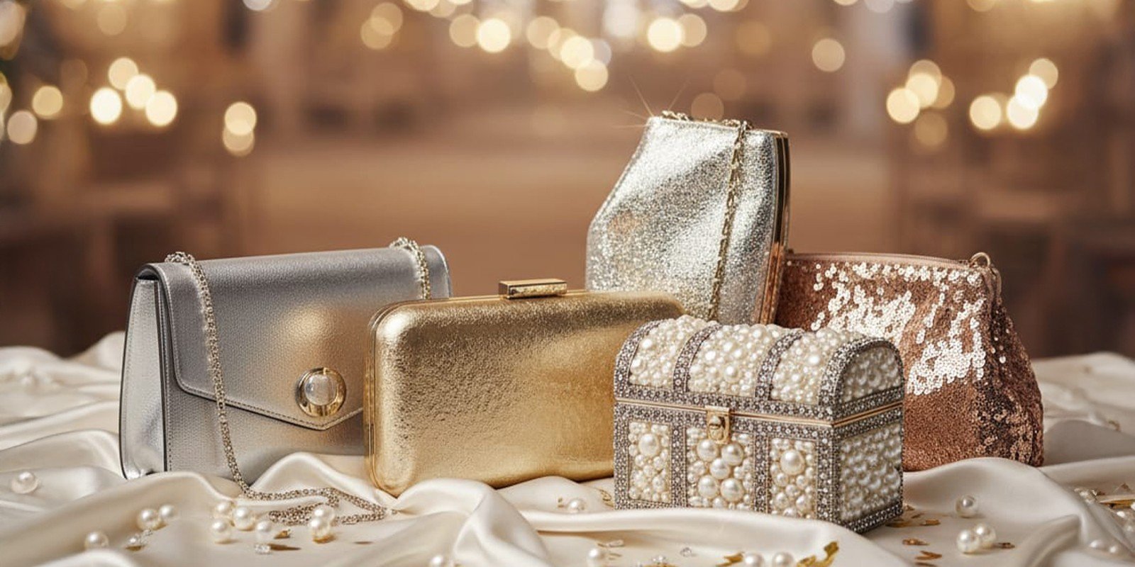 Metallics and Embellishments: Bag Trends Shining Bright This Wedding Season | Biofoot